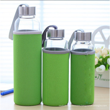 Haonai bulk cheap borosilicate glass sport bottle